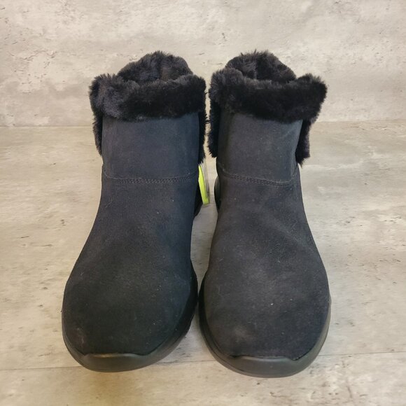 Skechers Boots Womens Size 7.5 Suede Faux Fur Gen 5 Air Cooled Goga Mat SN15501 - Picture 3 of 11